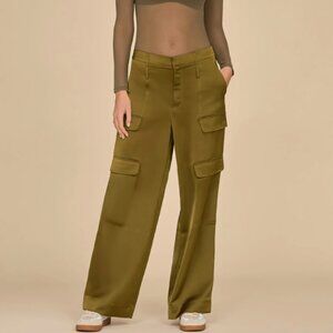 Noli Yoga Milan Satin Cargo Pant NWT